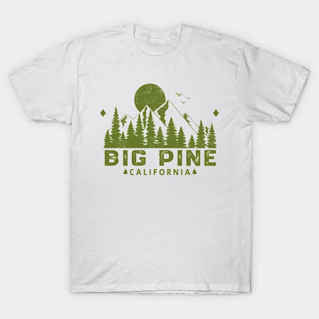 Big Pine California Mountain View T-Shirt by HomeSpirit